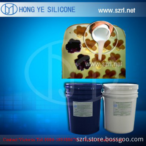 Addition cured silicone for medium size items molding